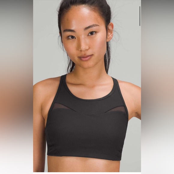 Lululemon Ribbed-Mesh High-Neck Bra *Medium Support, B/C Cup - Picture 5 of 5